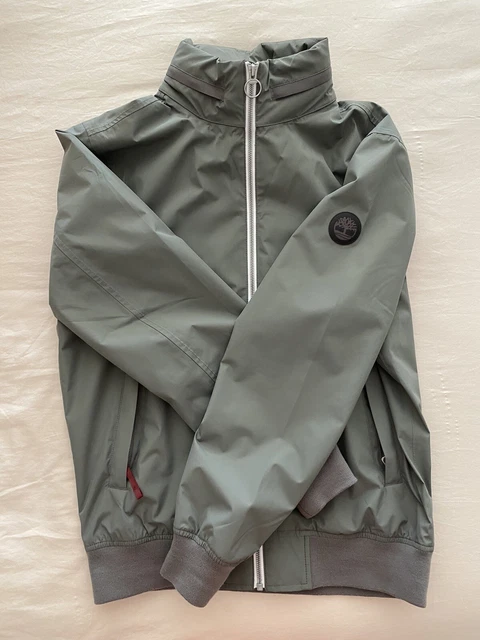 Timberland Hooded Full-Zip Bomber Jacket GREY