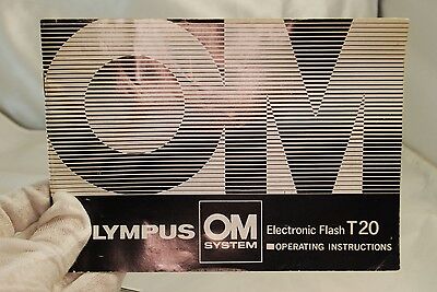 Olympus OM System Electronic Flash T20 Operating  Instructions 7119106