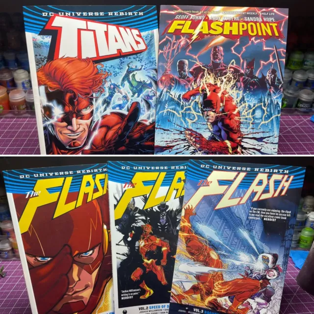 The Flash TP Bundle: Rebirth, Titans, Flashpoint - See Notes