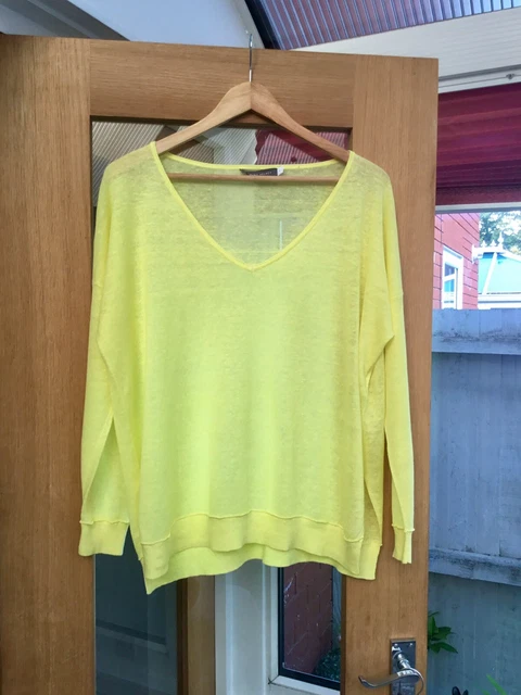 Mint velvet yellow jumper top