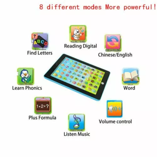 Tablet Pad Computer For Kid Children Learning English Educational Teach Toy USA