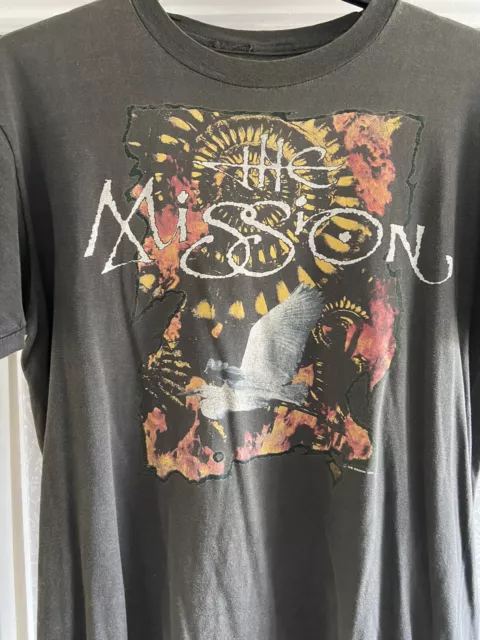 The Mission, Carved in Sand Tour. Tshirt 1990
