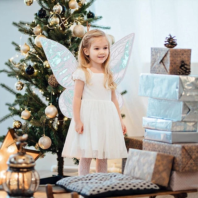 Halloween Costume Princess Angel Wings Sparkle Dress Up Props Set  Party Favor