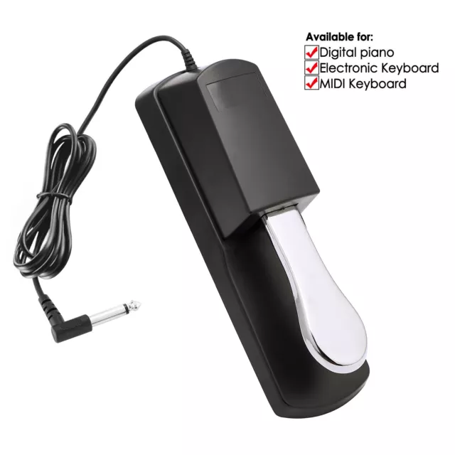 Damper Sustain Pedal Foot Switch for Yamaha Casio Electronic Piano Keyboard