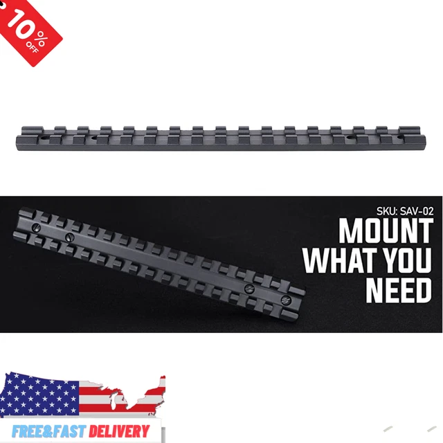 MONSTRUM PICATINNY RAIL Mount for Savage Axis Edge Rifles Weaver Scope