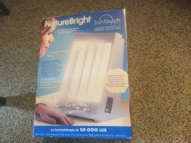Pre Owned NatureBright SunTouch Plus Light and Ion Therapy Lamp