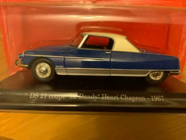 Vehicule Miniature Atlas 1/43 Citroen Ds 21 Coupe "Le Dandy" H.chapron 1967