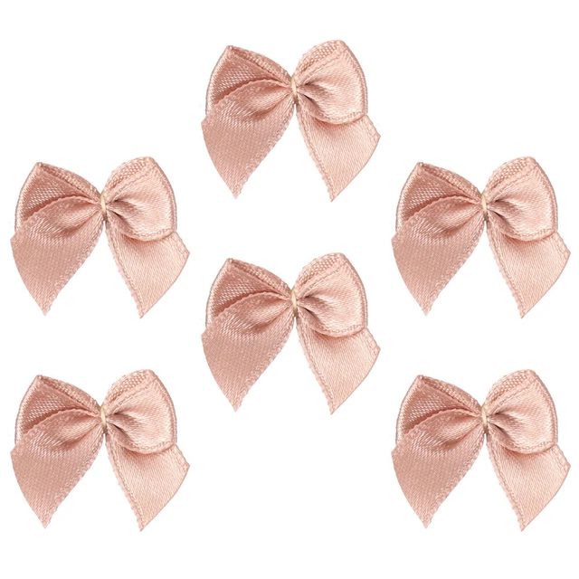 60 Pcs Baby Girl Mini Ribbon Bow Adornos Navideños Para Exterior