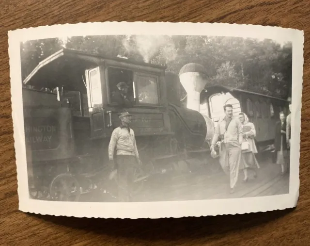 1940s-1950s MT Washington Cog Railway Train Railroad Photo NH #1 P1H