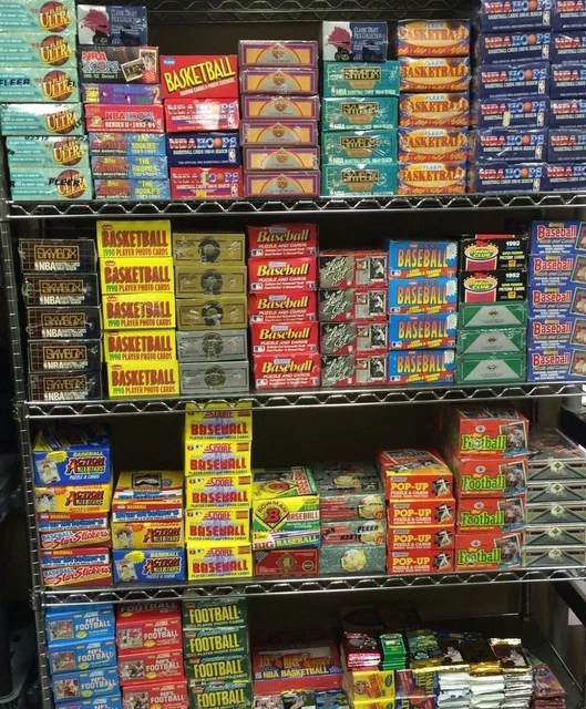 Estate Liquidation- Lot Of New Old Vintage Unopened Mlb Baseball Cards In Packs