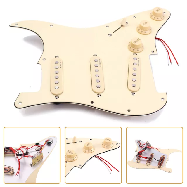 With Alnico V Magnet Electric Guitar Loaded Pickguard DIY Accessories Prewired