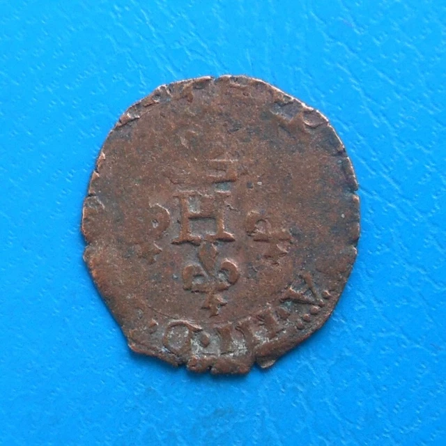 Italie Italia Déciane? Desana ? imitation du liard d'Henri 15??
