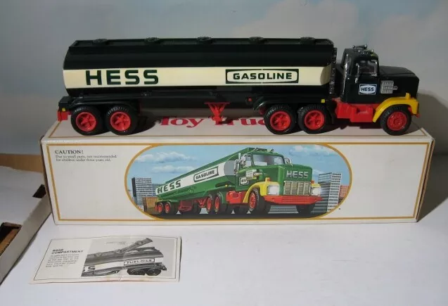 1984  Hess Gasoline Tanker  Mack Truck Bank in Box  with inserts