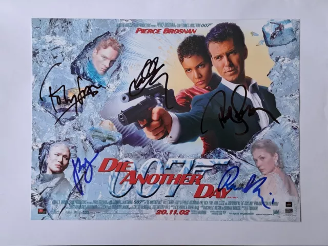 James Bond  Die Another Day Original Autogramme TOP