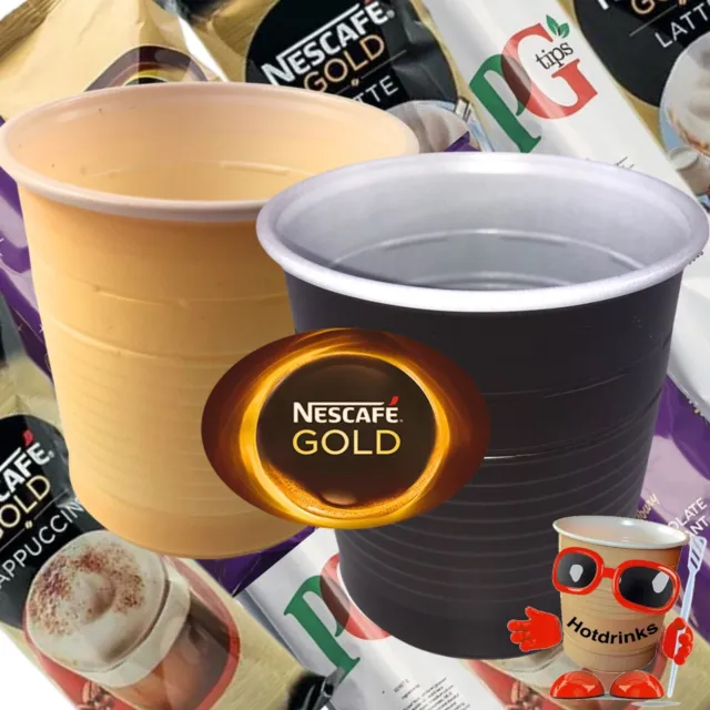 Nescafe 'Gold' Latte,  73mm/7oz In Cup Vending Drinks [80, 160 or 240 Cups]