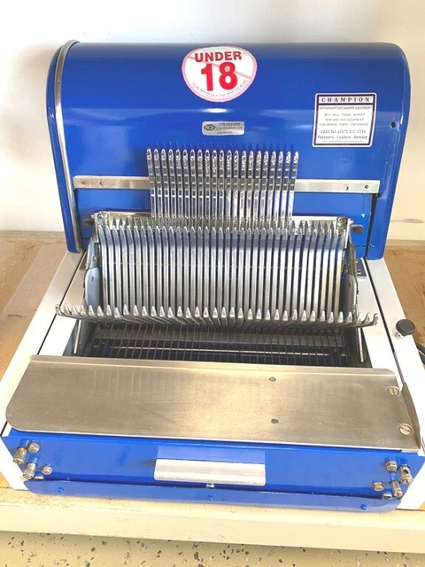 Bread Slicer/ Berkel MB-7/16 Commercial Bread Slicer/ 115V/ BLUE