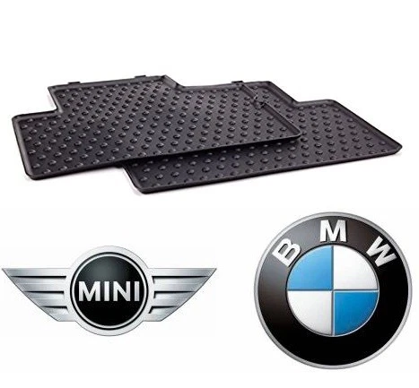 MINI GENUINE REAR All Weather Rubber Floor Mats Set/Kit R56 51472231961 ...