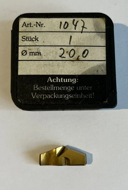 GÜHRING Bohrkrone Wechselplatte Ø20 WN 1047/RT800 Neu