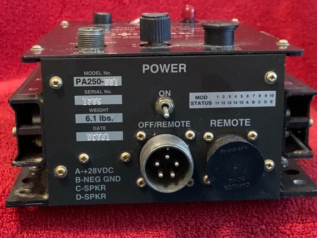 Nat Pa250-001 High Power Audio Amplifier