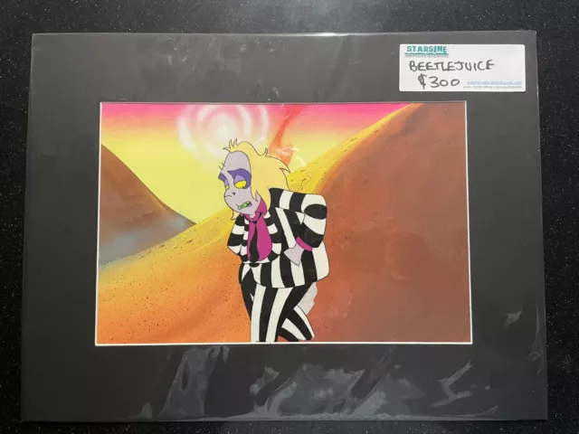 Genuine Beetlejuice Animation Art Production Cel