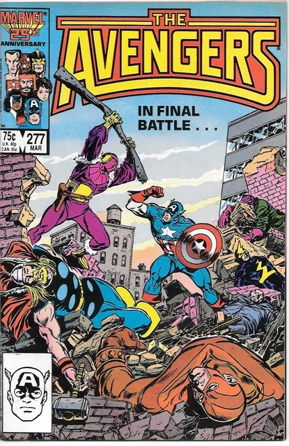 The Avengers Comic Book #277 Marvel Comics 1987 VERY FINE NEW UNREAD
