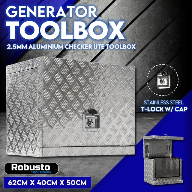 Ute Generator Box ALUMINIUM TOOLBOX UTE Tool box Generator Trailer Truck Canopy ...