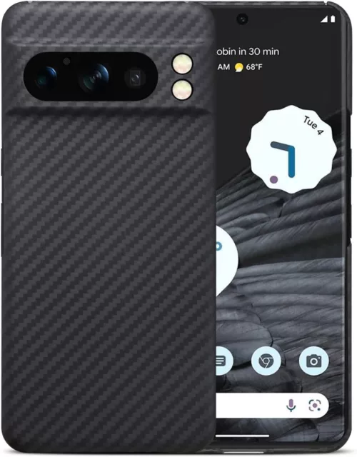 Original Aramid Carbon Faser SchutzHülle Slim Case Hülle fü Google Pixel 8 Pro 8