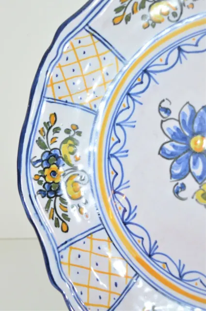 Assiette Ceramique Mave Talavera Decor  Fleuri Deco Collection Vitrine 3