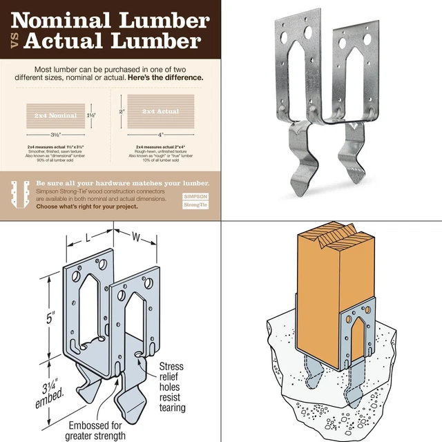 Departments 4x4 Standoff Base vrogue.co