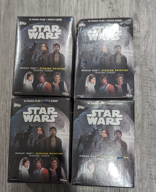 2016 Topps Star Wars Rogue One Mission Briefing Blaster  (4 Box Lot)