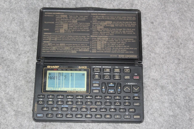 Calculator Sharp Electronic Organizer 64kb Sharp YO-300 Portable