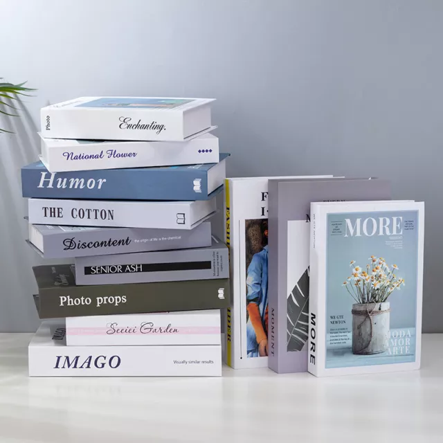 3 Pcs Decorative Books for Home Décor | Classy Decor Books for Coffee Table  | Modern Fashion Aesthetic Books for Décor - Hardcover Decorative Book Set