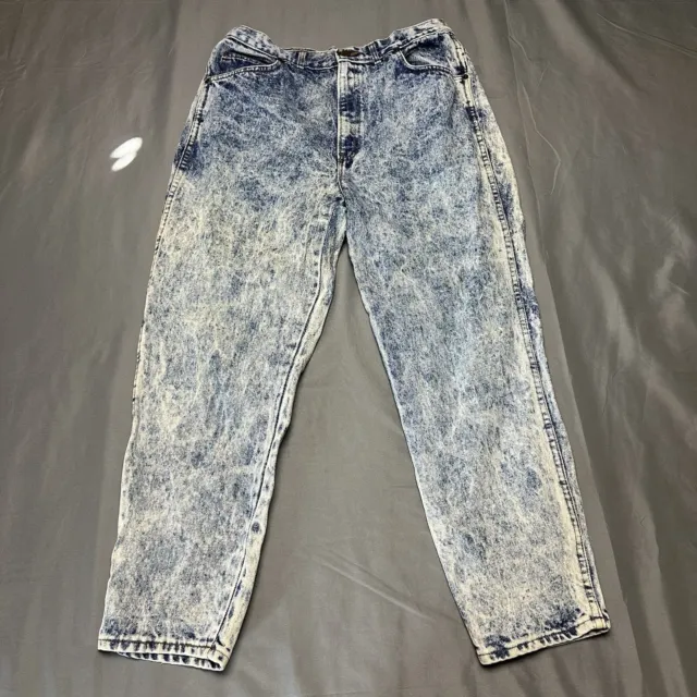 Vtg Chic Jeans Womens Acid Mom High Rise Designer Denim Cotton Relaxed Taper USA