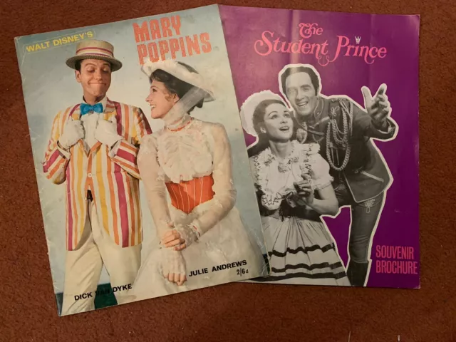 Mary Poppins 1964 Walt Disney Original Film Showtime Souvenir Brochure Plus 1