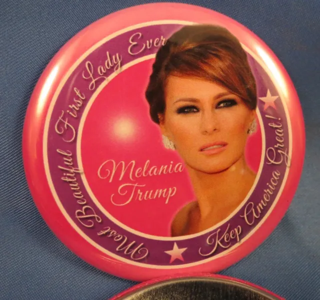 Wholesale Lot Of 22 Melania Trump Most Beautiful First Lady Ever  Buttons 2024