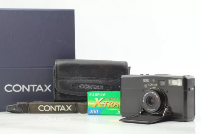 [NEAR MINT in Box] Contax TVS III Black Point & Shoot 35mm Film Camera  JAPAN
