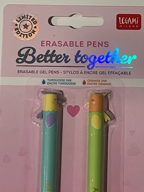 Stylos Gel Effaçables Legami - Édition Limitée Halloween "The Boo Crew" - Neufs Avec étiquettes