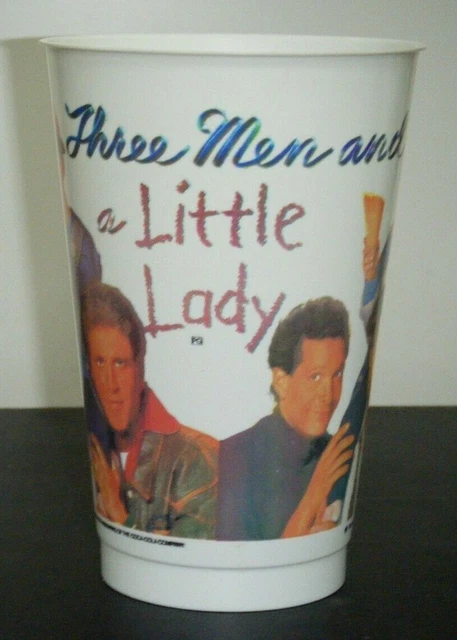 Vintage Three Men And A Little Lady Movie Theatre Coke Cup 1990