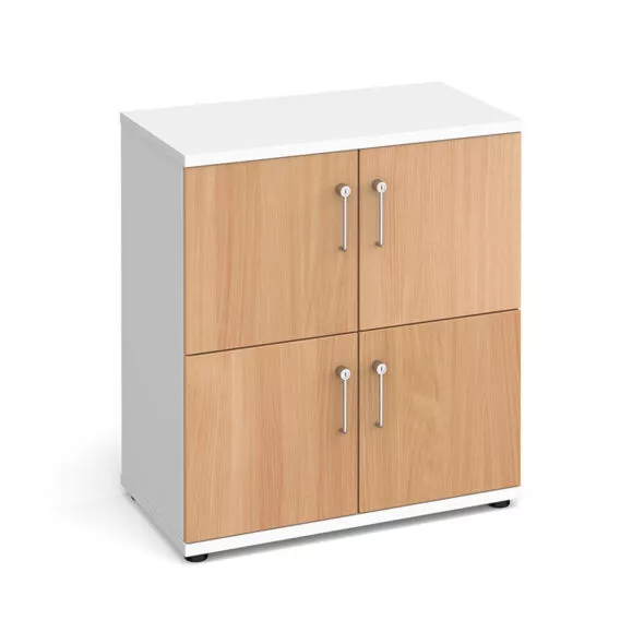 Wooden storage lockers 4 door