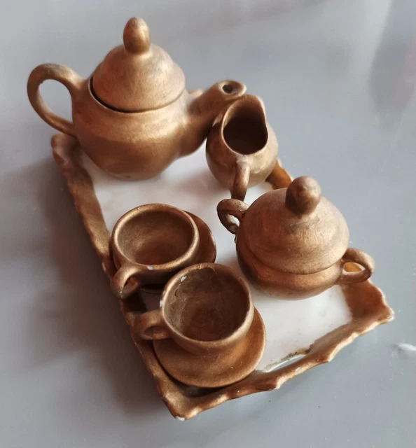 DINETTE, PETIT SERVICE à café en porcelaine vintage. Décor enfants. EUR 10,00 - FR