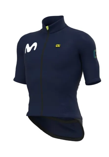 Cycling Short Sleeve Men Jersey (Water Repellence) Alé Klimatic Movistar