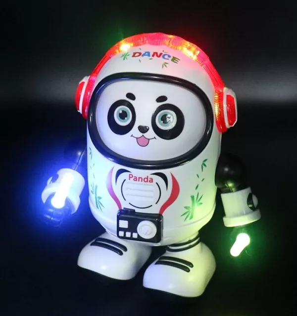 Baby Electric Dancing Space Panda Interactive Toys With Music Sound Light Robot