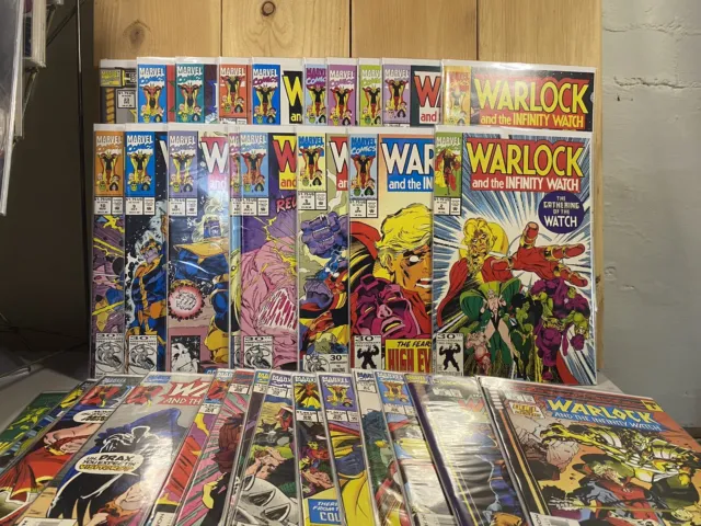 Lot of 36 - Warlock and the Infinity Watch Comic Excellent Condition