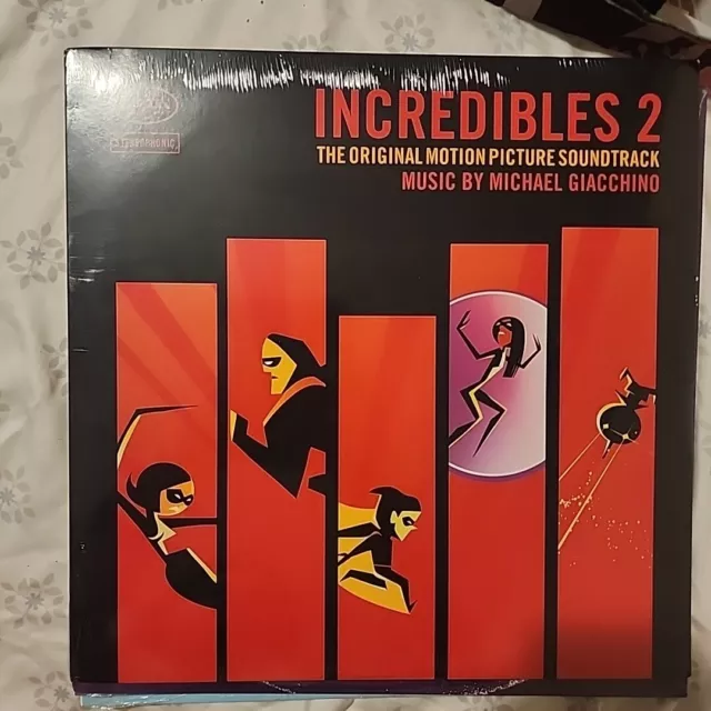 The Incredibles 2, vinyl record, by Michael Giacchino  RARE LIMITED, NEW sealed