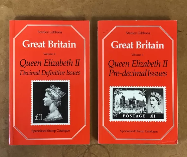 Cataloghi francobolli Stanley Gibbons Gran Bretagna regina Elisabetta II