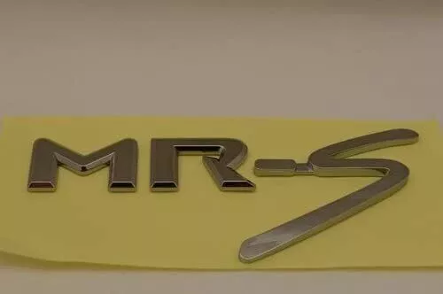 Toyota Genuine MR2 Spyder MRS Rear Emblem Badge Chrome 75471-17130 Japan New 3