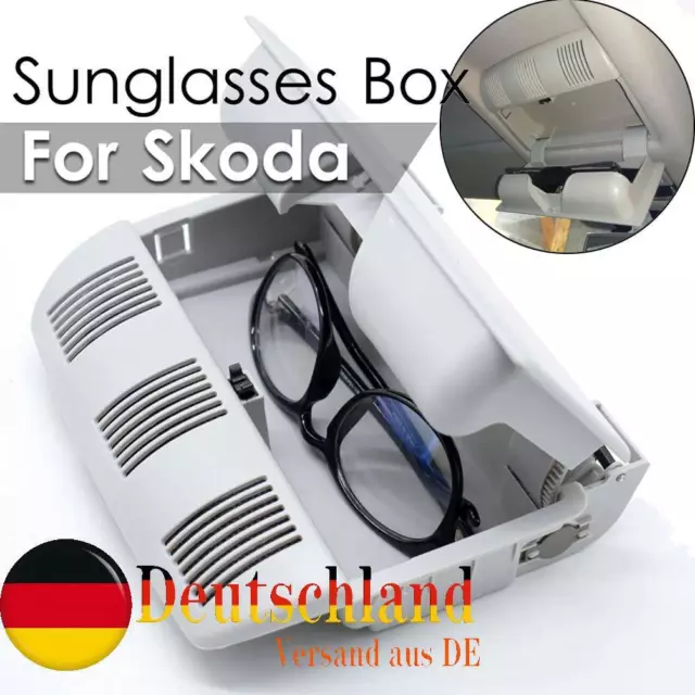 Für Skoda Octavia II,Roomster D Fabia Brillenfach Ablagefach Sonnenbrille Halter