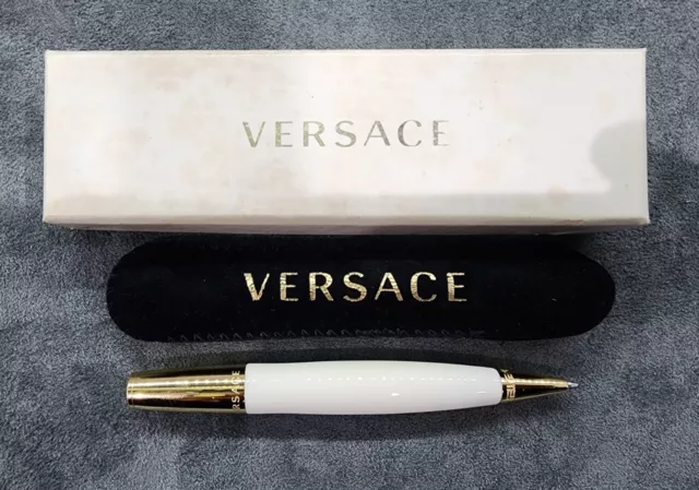 Versace Collectible Ballpoint pen with Medusa Engraving Designer Pen