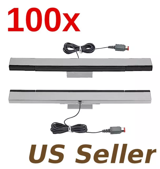 Voomwa Wired IR Infrared Ray Sensor Bar for Wii & Wii U Lot 1-5 + US Seller