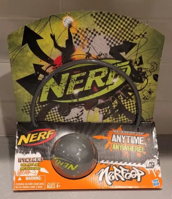 2000 Nerf Sports Nerfoop Nerf Hoop- Brand New Over The Door Basketball Hoop